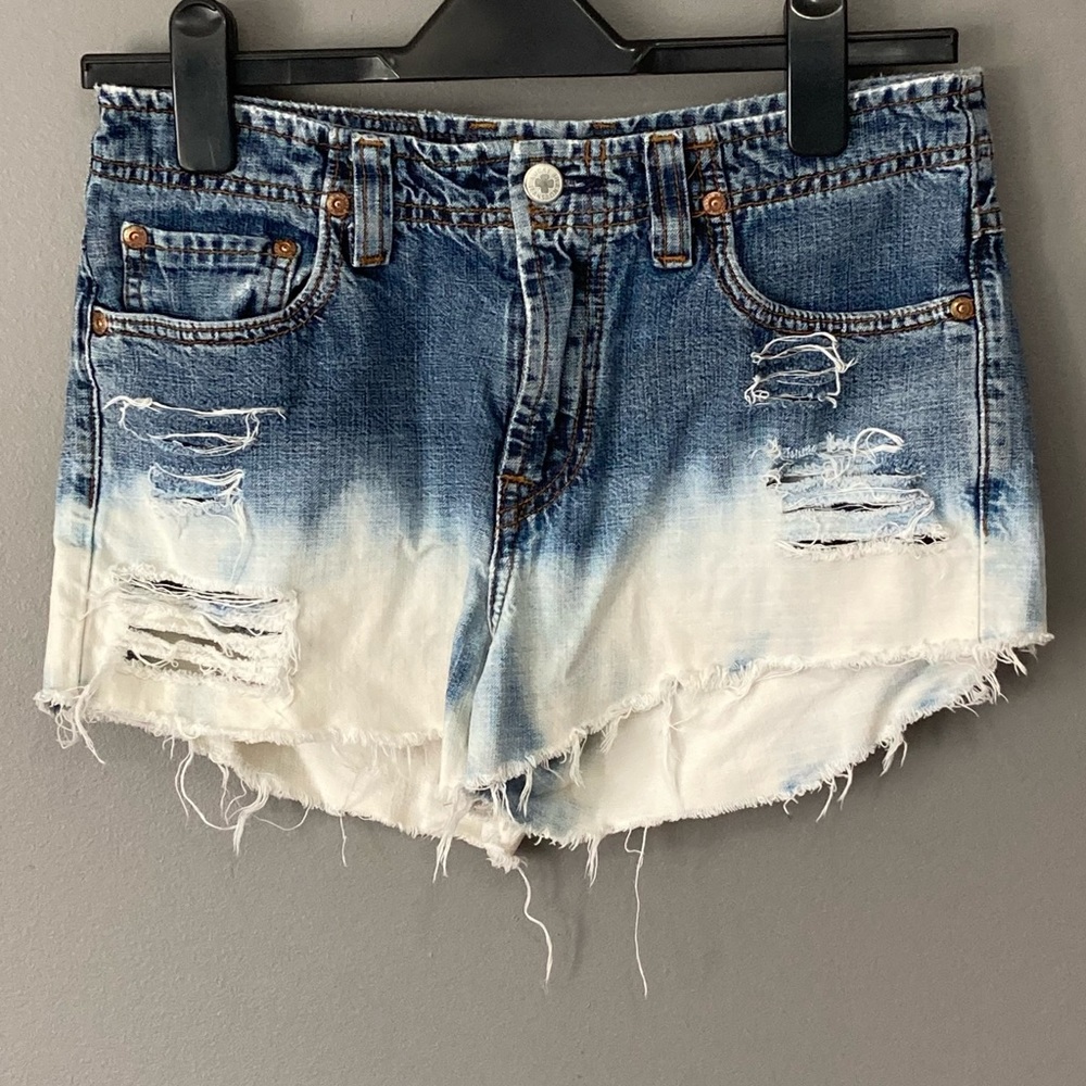 Vintage Lucky Brand Hi-Rise Bleached Jean Shorts